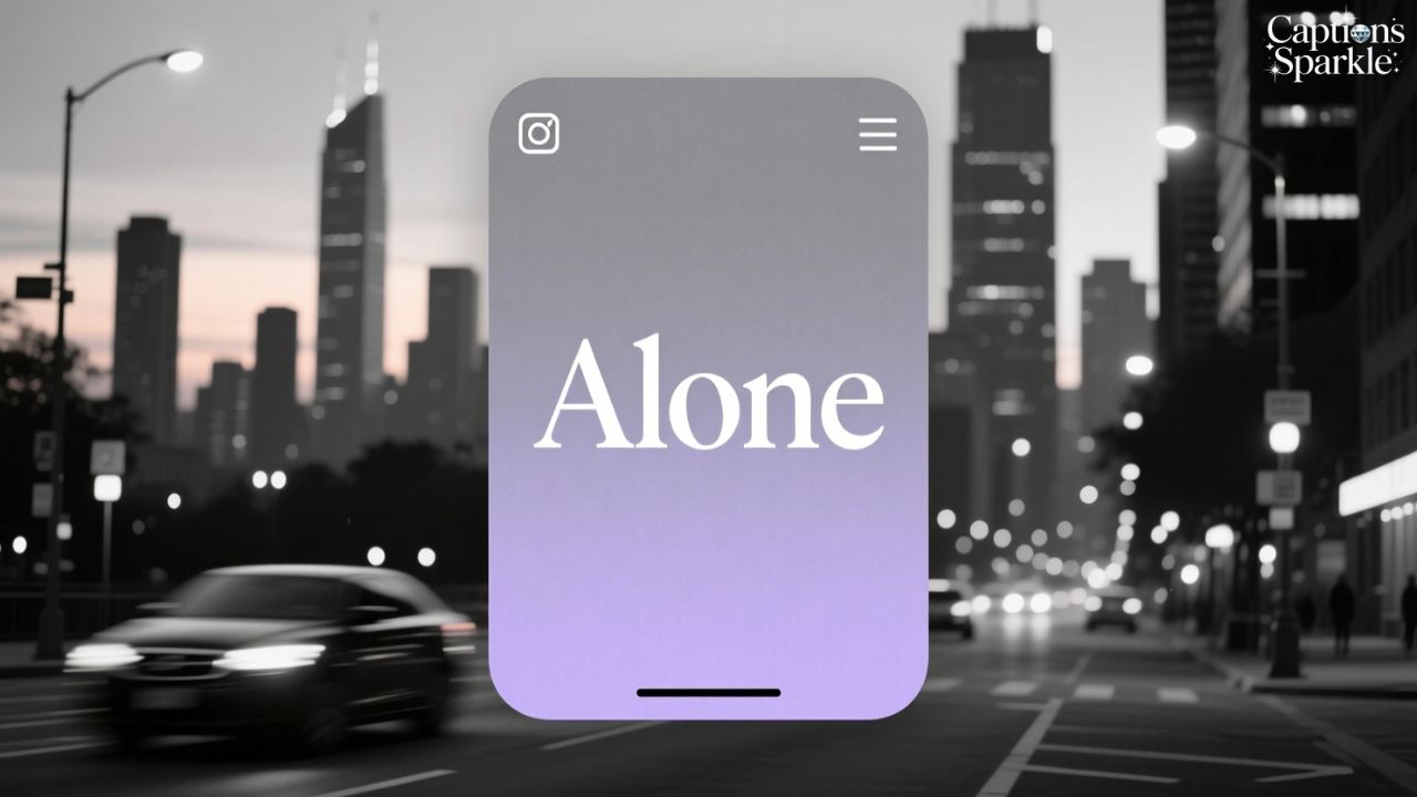 Alone Bio For Instagram