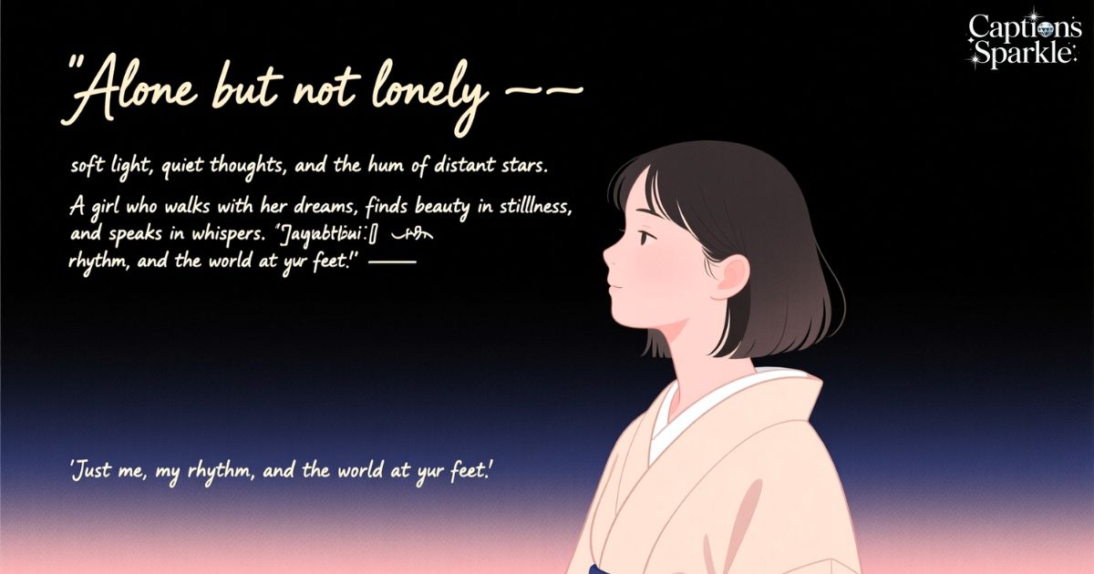 Alone Bio For Instagram For Girl