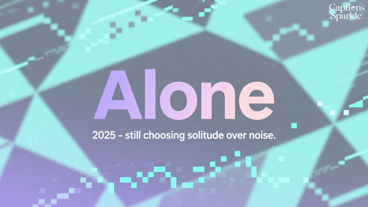 Alone Instagram Bio 2025
