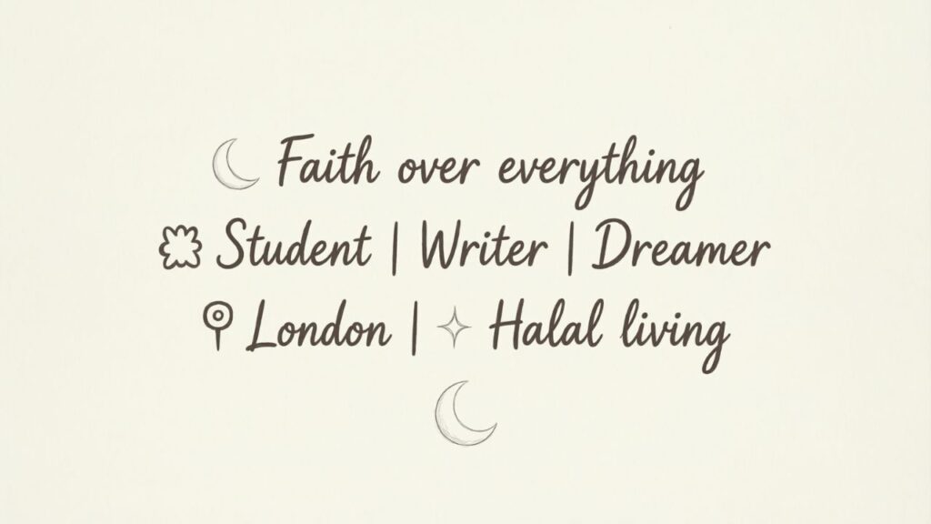 Instagram Bio For Muslim Girl