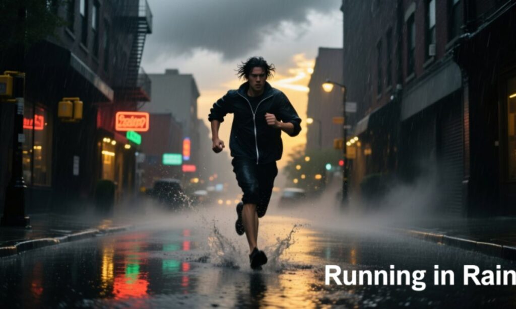 Running in Rain Quotes