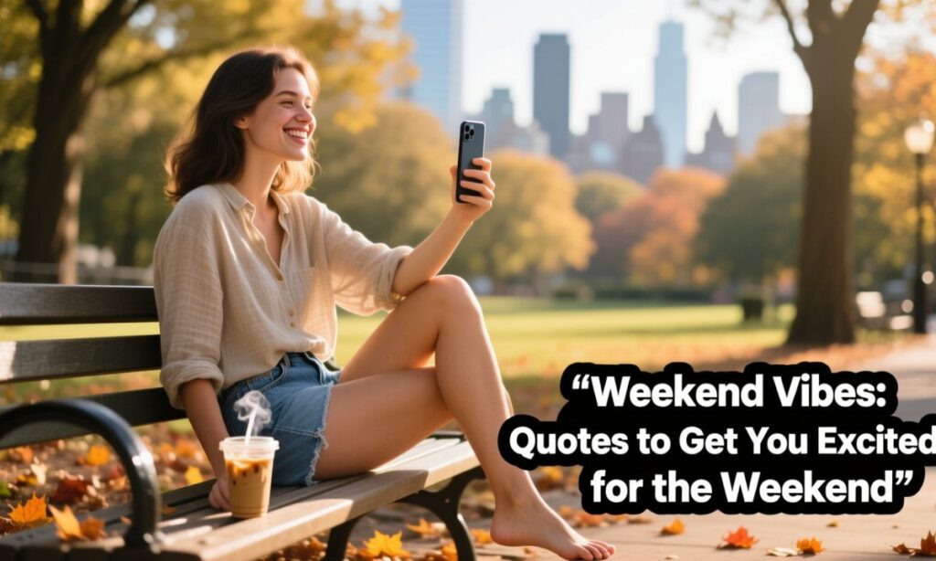 Weekend Vibes: Quotes to Get You Excited for the Weekend