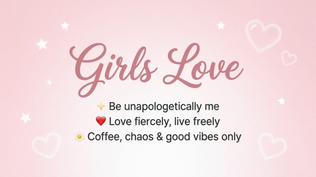 Facebook Bio For Girls Love