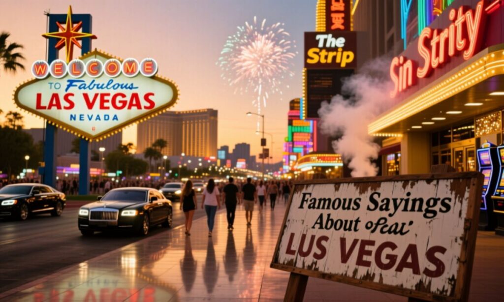 Famous Sayings About Las Vegas