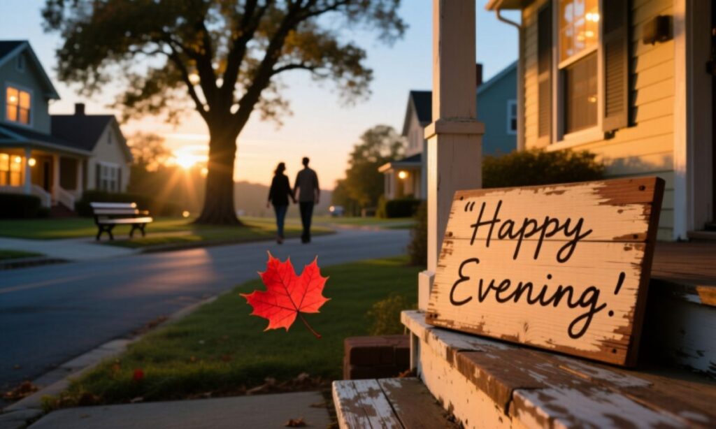 Happy Evening Quotes
