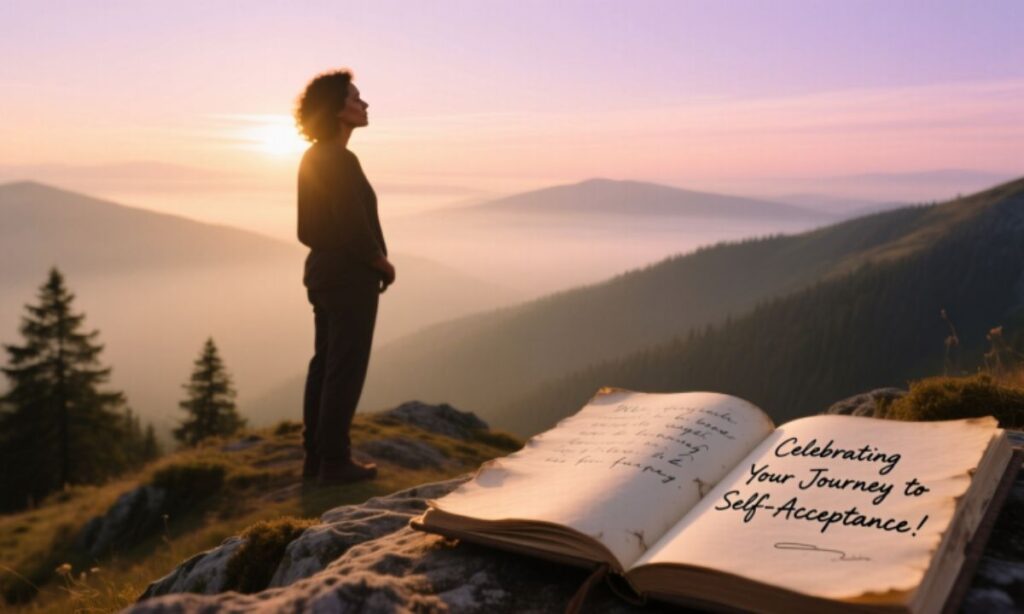 Captions Celebrating Your Journey to Self,Acceptance