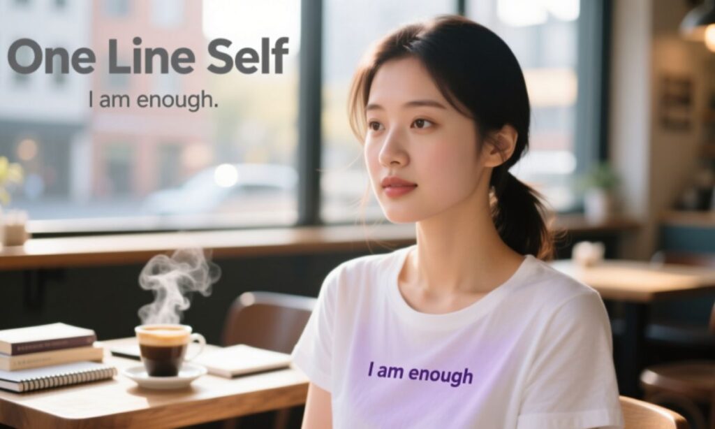 One Line Self,Love Quotes for Simple Affirmations