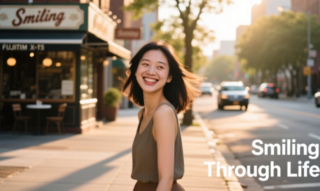 Smiling Through Life Captions