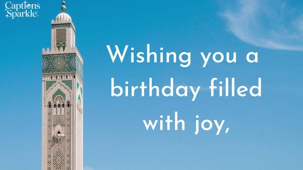 Birthday Wishes to Myself with Prayers in Islam
