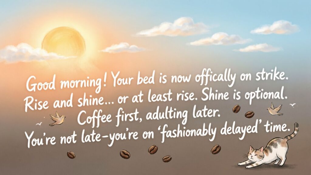 Funny Good Morning Quotes