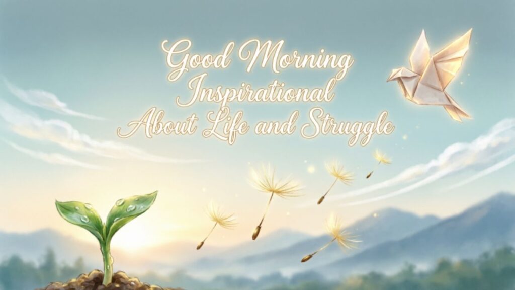 Good Morning Inspirational Life Quotes About Life and Struggle