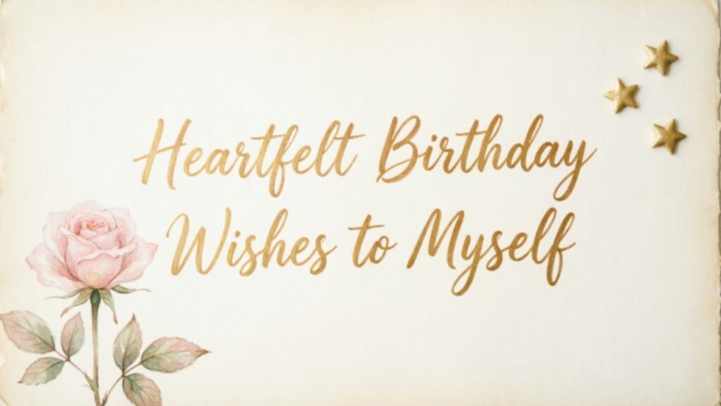 Heartfelt Birthday Wishes to Myself