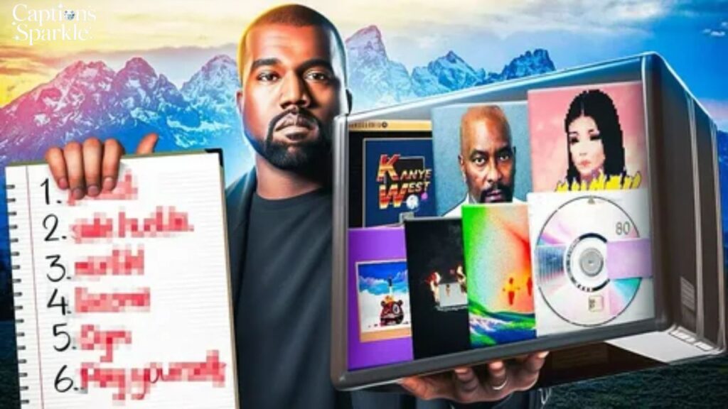 How much money does Kanye West make from albums?