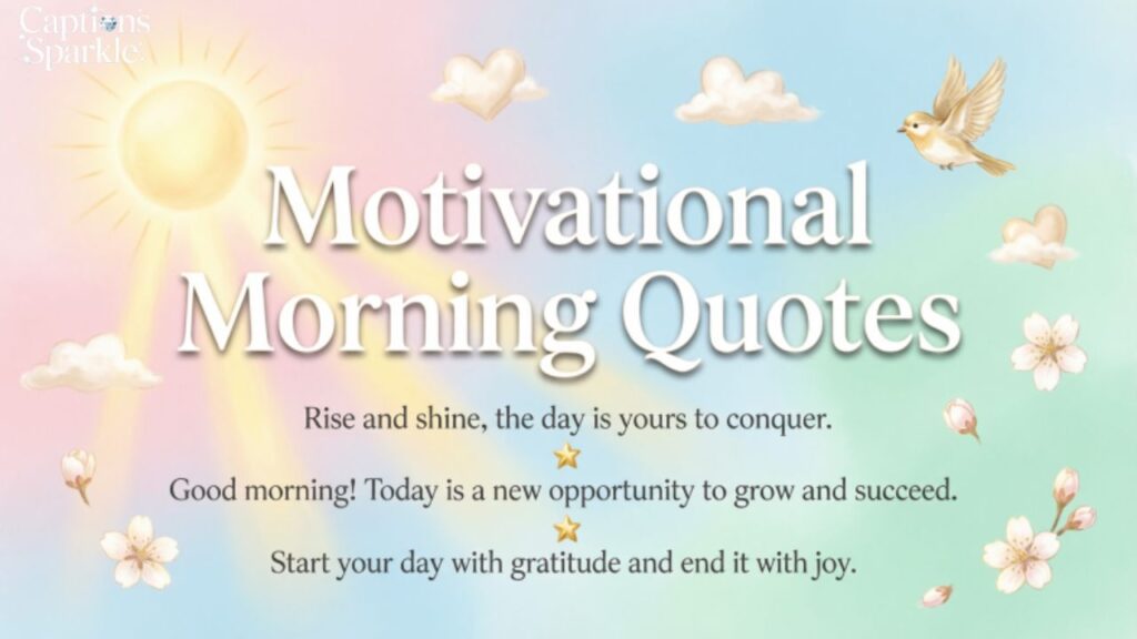 Motivational Morning Quotes