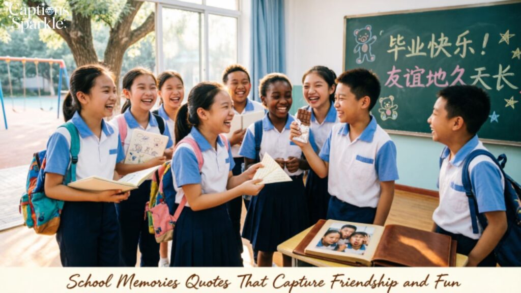 School Memories Quotes That Capture Friendship and Fun