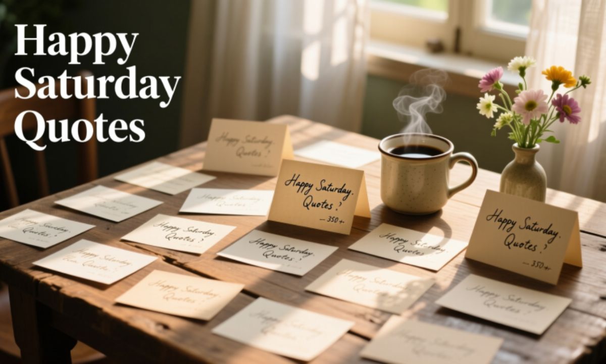 Happy Saturday Quotes for a Beautiful Weekend