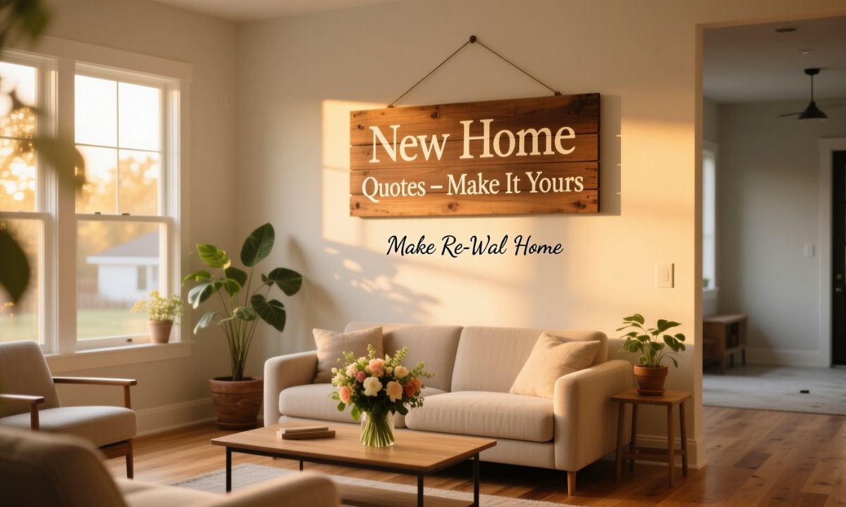 New Home Quotes & Wishes