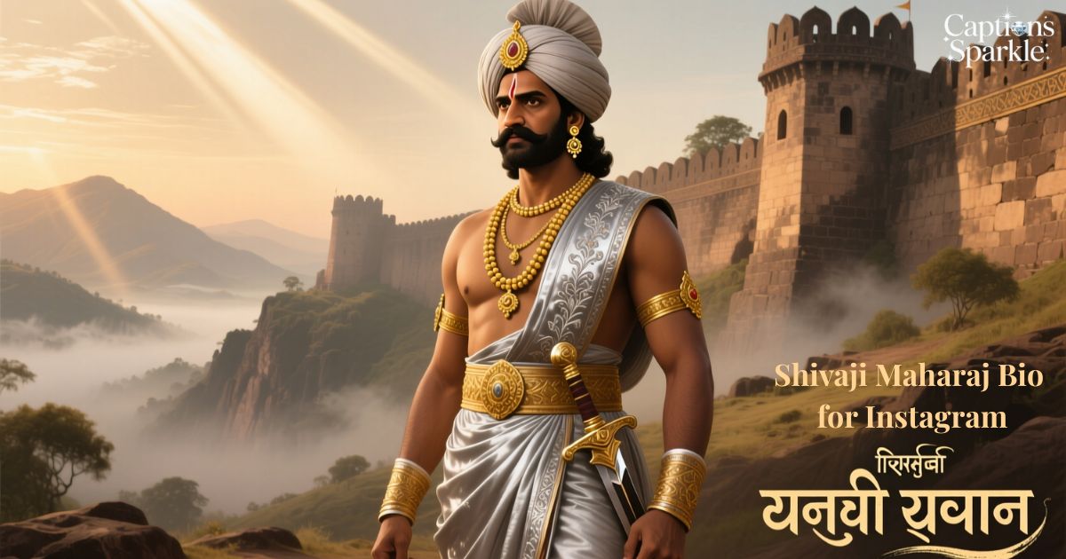 Shivaji Maharaj Bio for Instagram