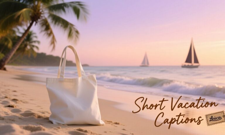 Short Vacation Captions