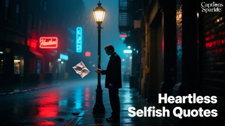 Heartless Selfish Quotes