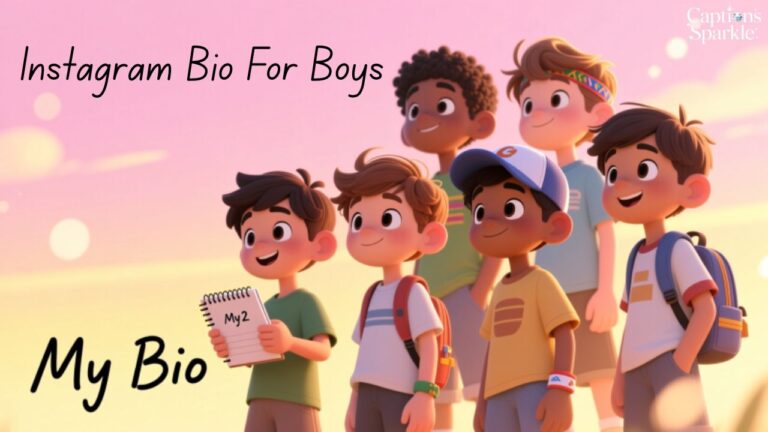 Instagram Bio For Boys