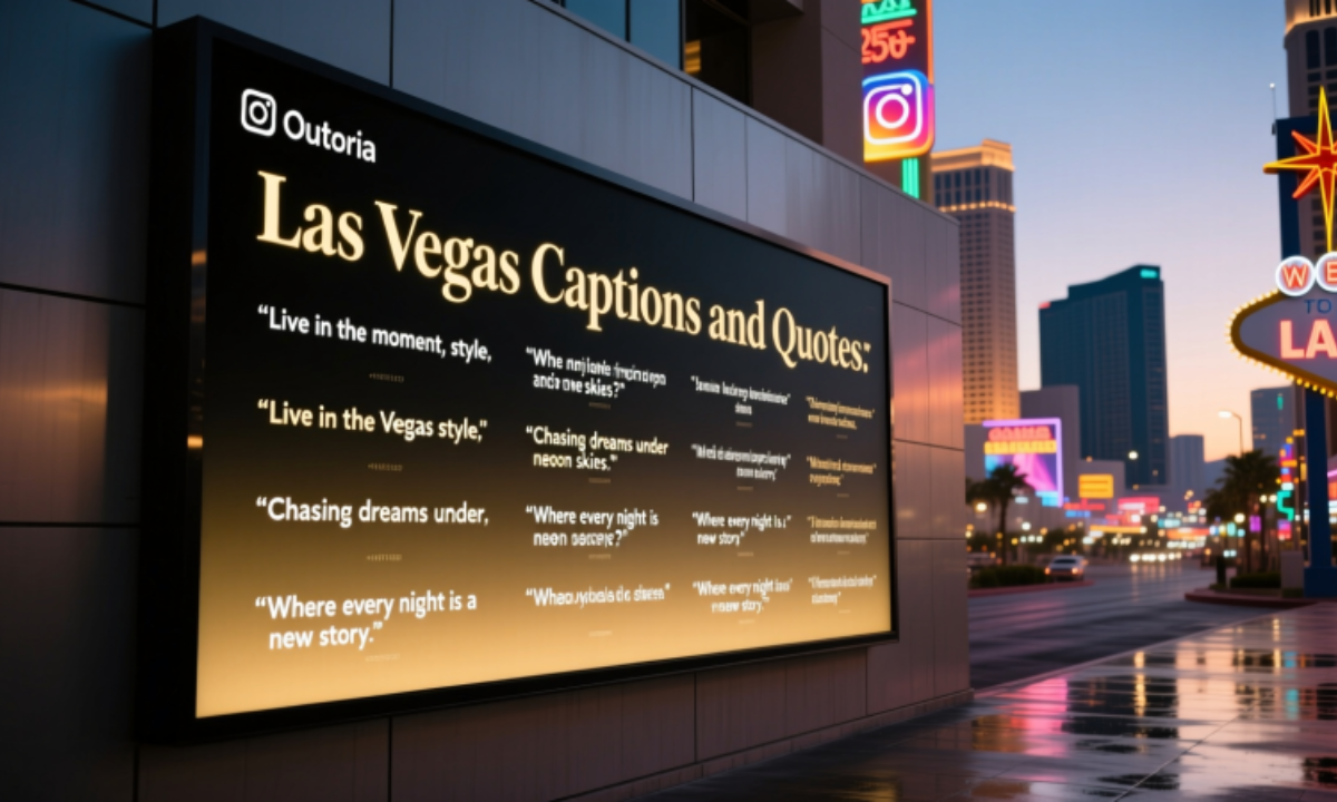 Las Vegas Captions and Quotes for Instagram