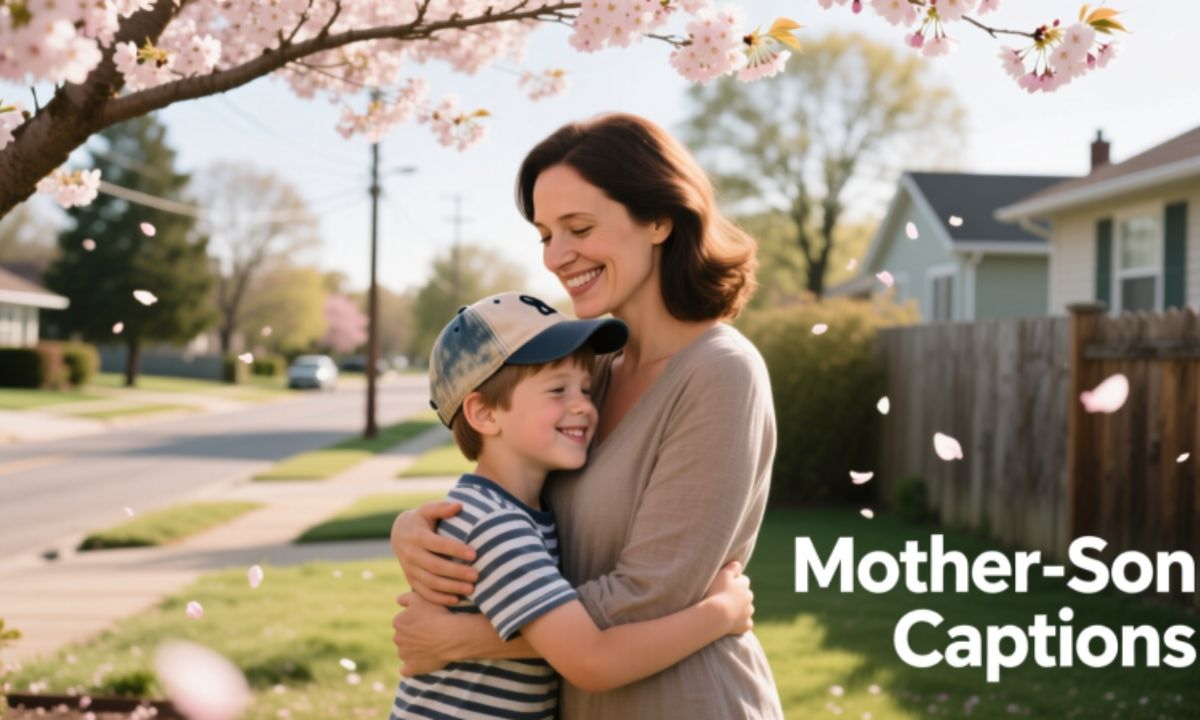 Mother-Son Captions
