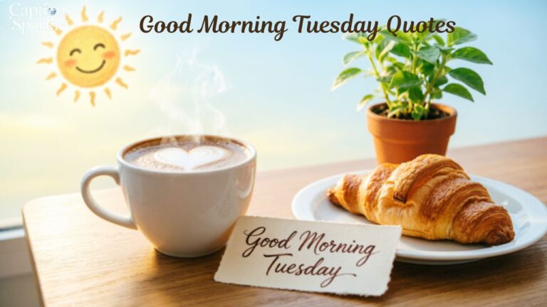 Good Morning Tuesday Quotes