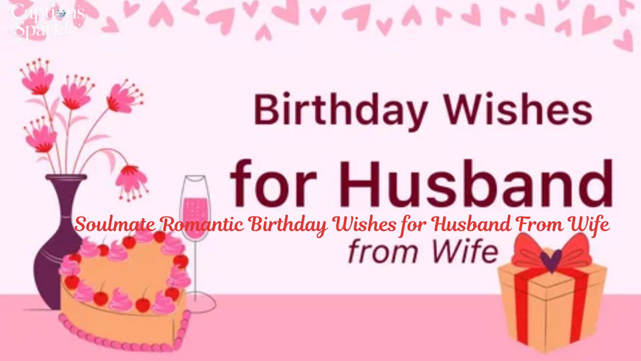 Soulmate Romantic Birthday Wishes for Husband From Wife